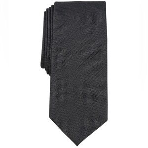 Alfani Alfatech Men's Roseau Grey Solid Tie